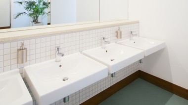 Geberit iCon washbasins at the RIBA Clore Learning Centre