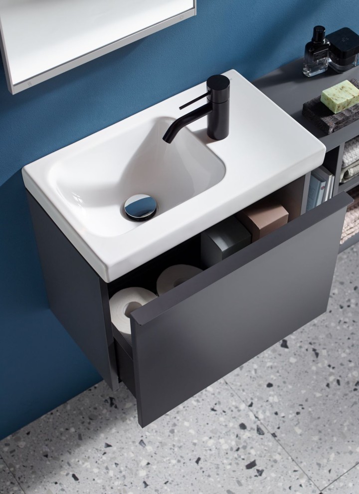 iCon handrinse basin for the guest bathroom (© Geberit)