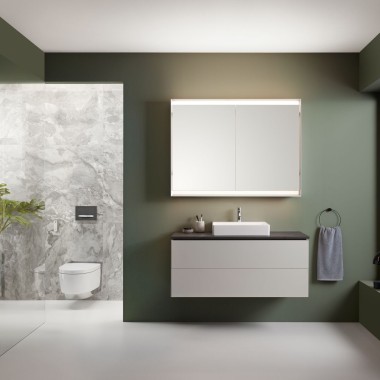 Geberit Mera Comfort with chrome surface