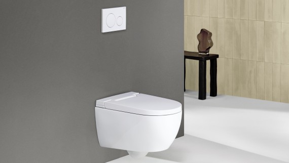 Geberit AquaClean Alba with Sigma20 remote control