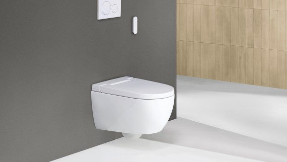 Geberit AquaClean Alba with Sigma20 remote control