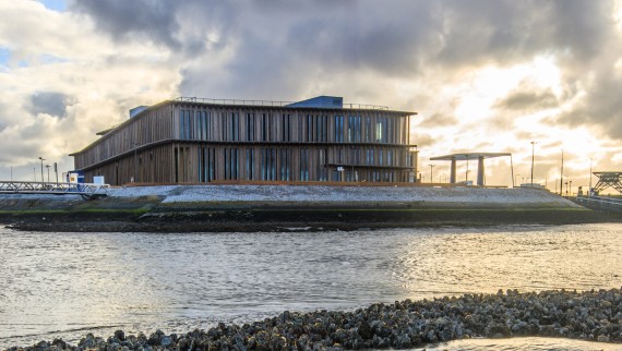 The newly opened Wadden Sea World Heritage Center (© Tjeerd Visser/WEC)