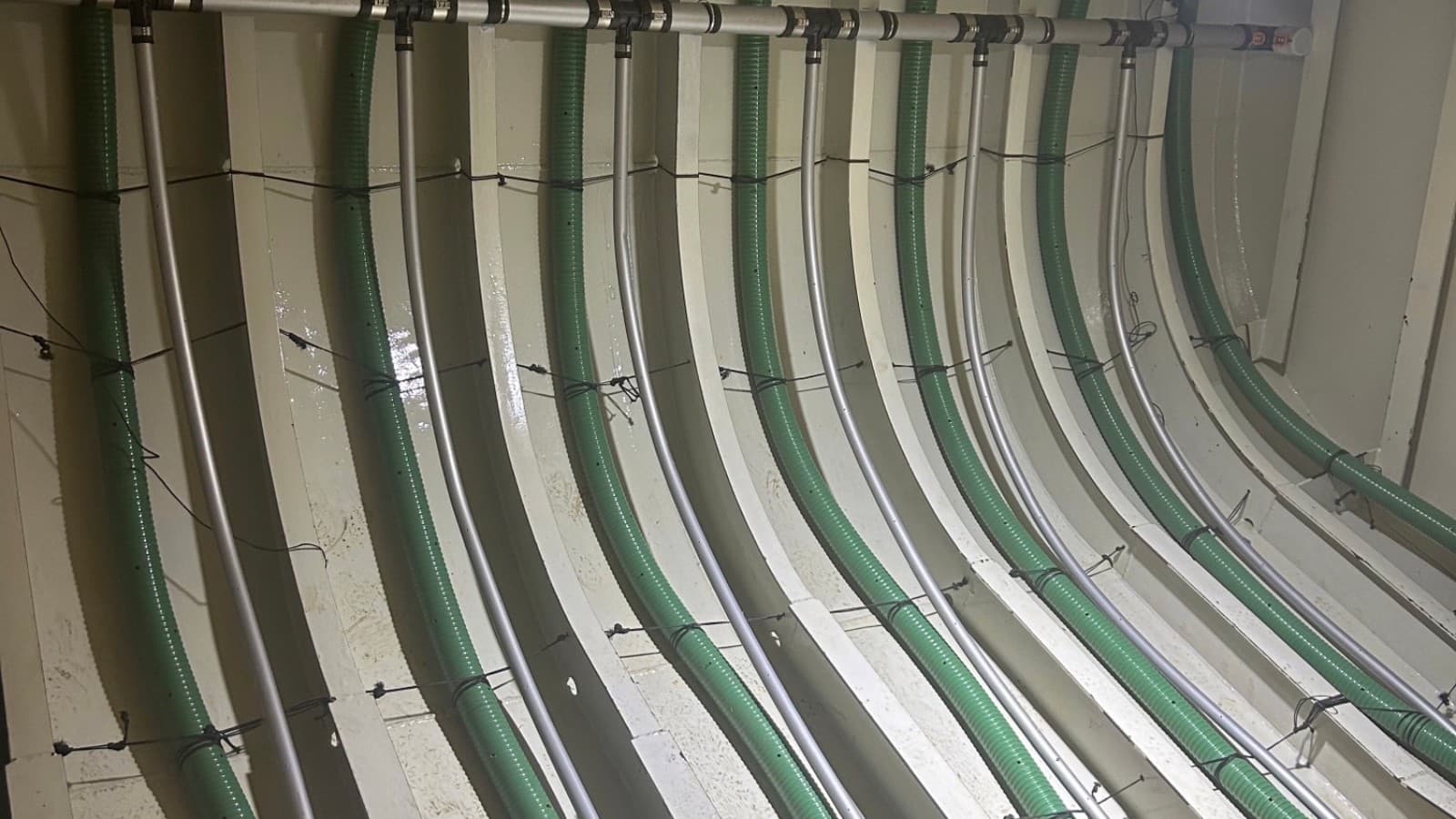 Geberit FlowFit installed on the vessel Geberit FlowFit installed on the vessel