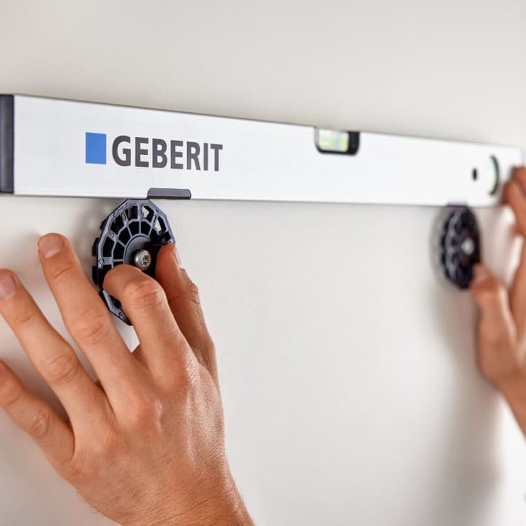 Option mirror fastening (© Geberit) Option mirror fastening (© Geberit)