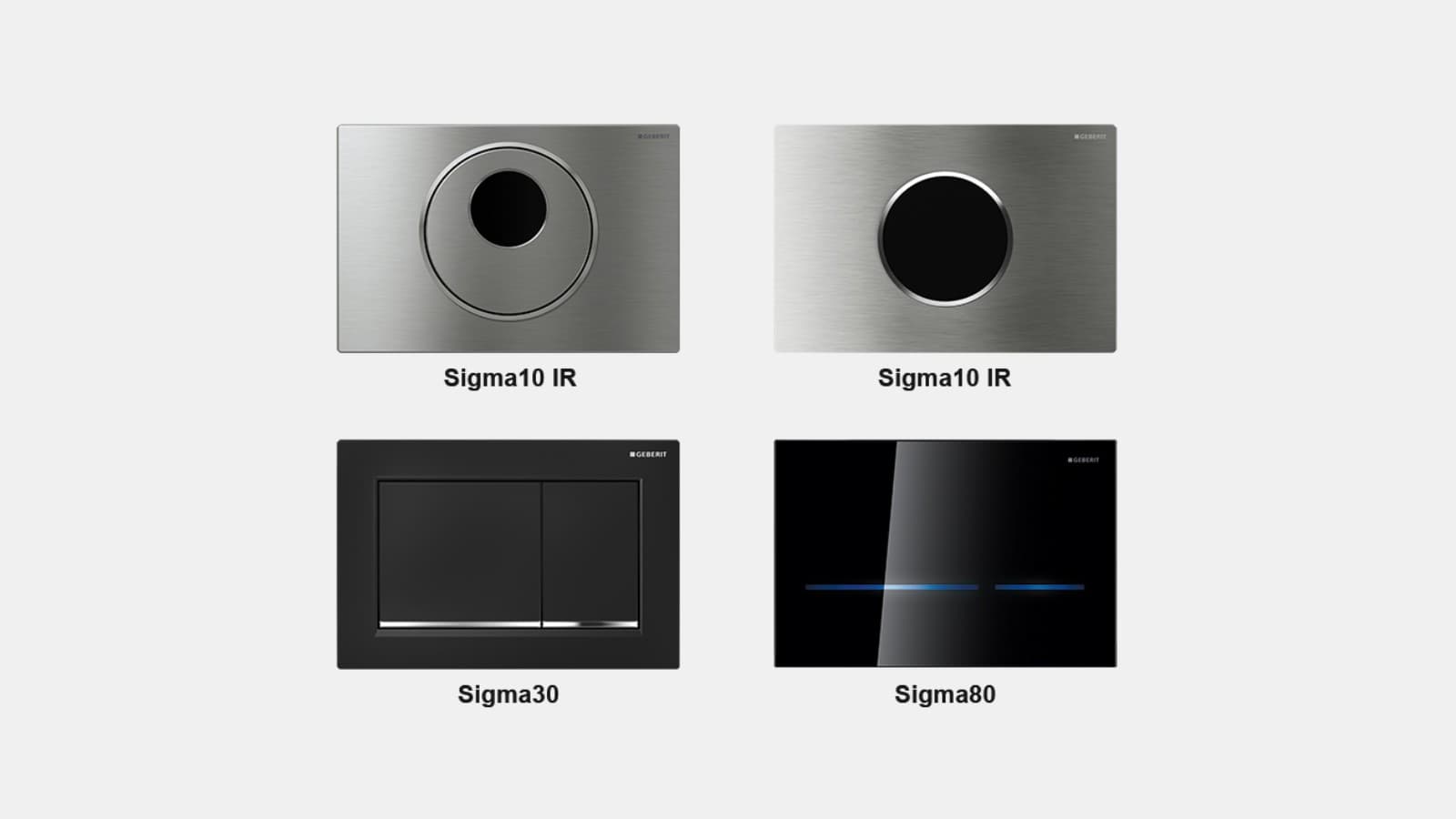 IR and mechanical Geberit actuator plates IR and mechanical Geberit actuator plates