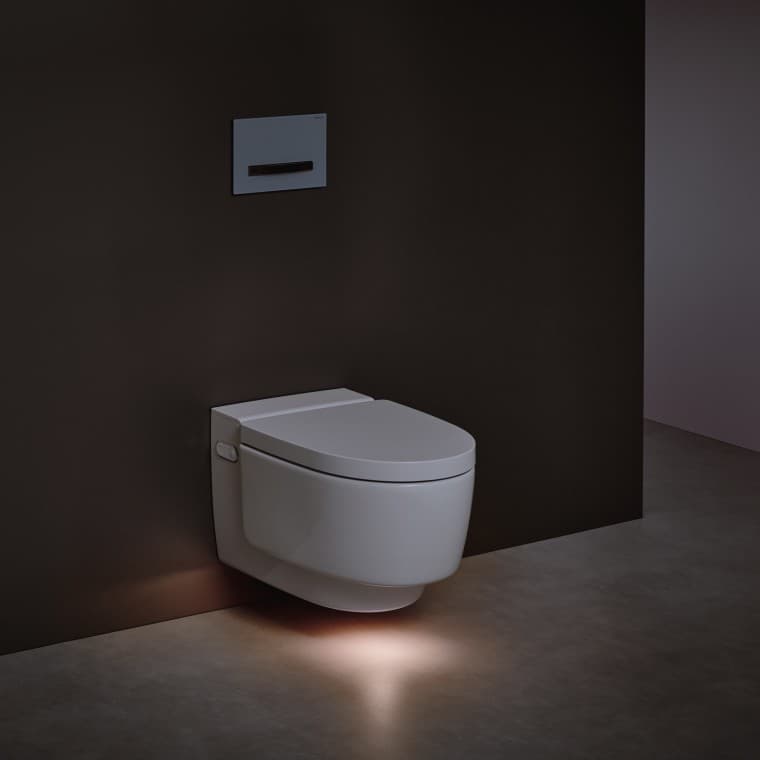 Geberit AquaClean Mera Comfort shower toilet with orientation light Geberit AquaClean Mera Comfort shower toilet with orientation light