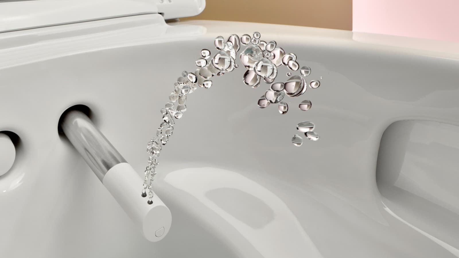 Geberit AquaClean with WhirlSpray function Geberit AquaClean with WhirlSpray function