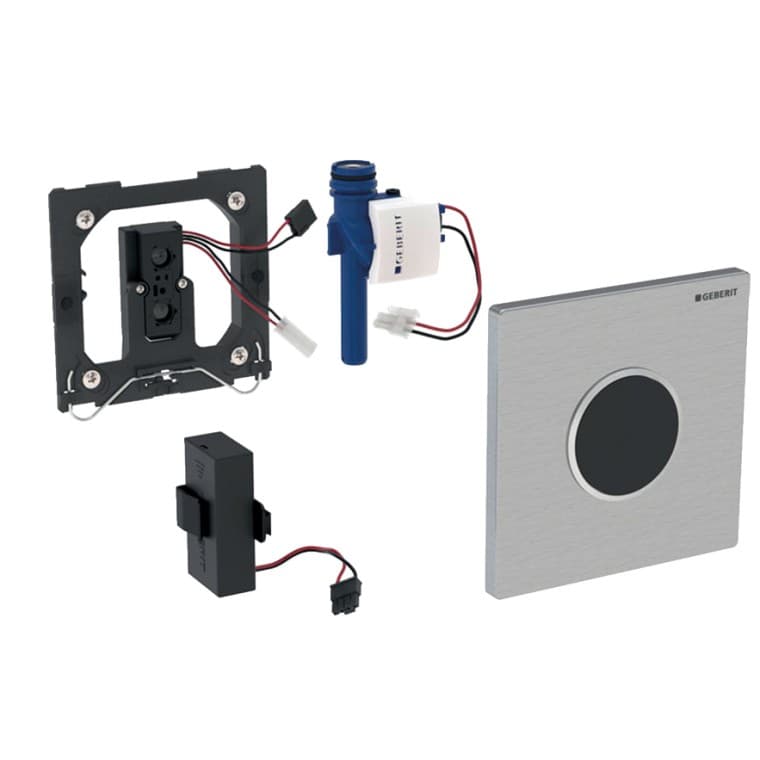 Touchless urinal flush control for battery operation Touchless urinal flush control for battery operation