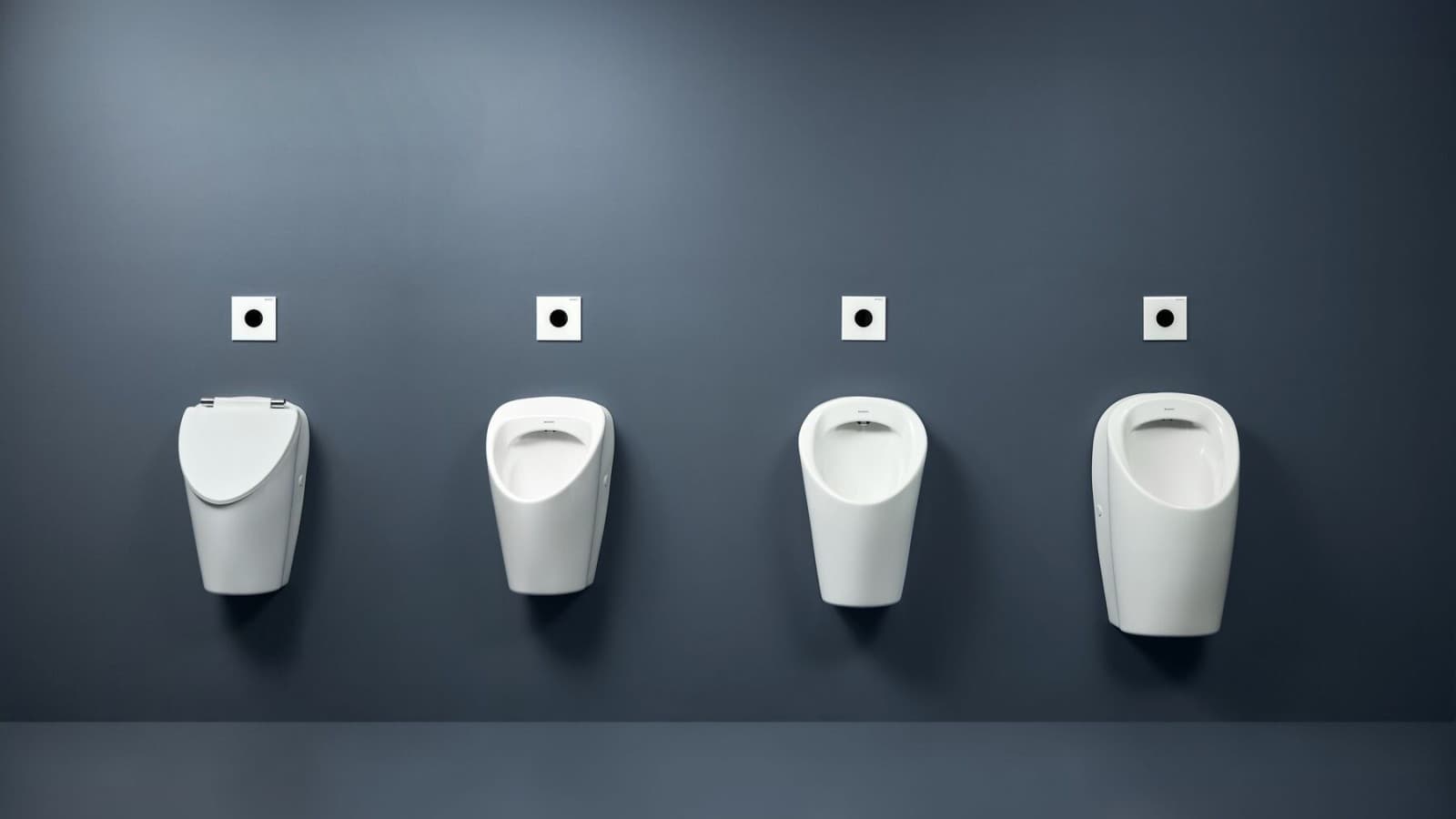 The new Geberit Renova urinals flush cleanly with just 0.5 litres of water. The new Geberit Renova urinals flush cleanly with just 0.5 litres of water.