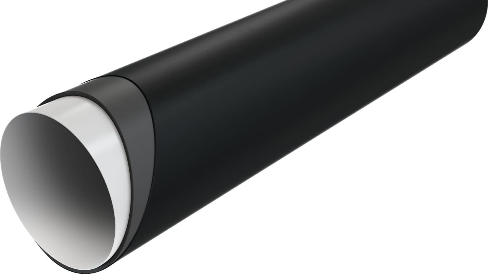 Cross-section of a Silent-PP tube with layers Cross-section of a Silent-PP tube with layers