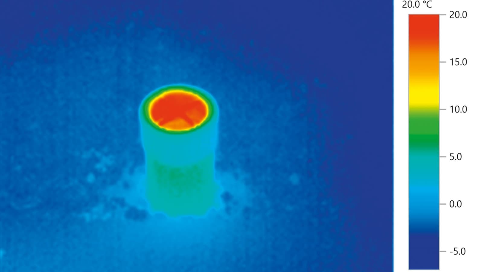Constant heat loss through the stack vent of the discharge pipe, which is open at the top Constant heat loss through the stack vent of the discharge pipe, which is open at the top