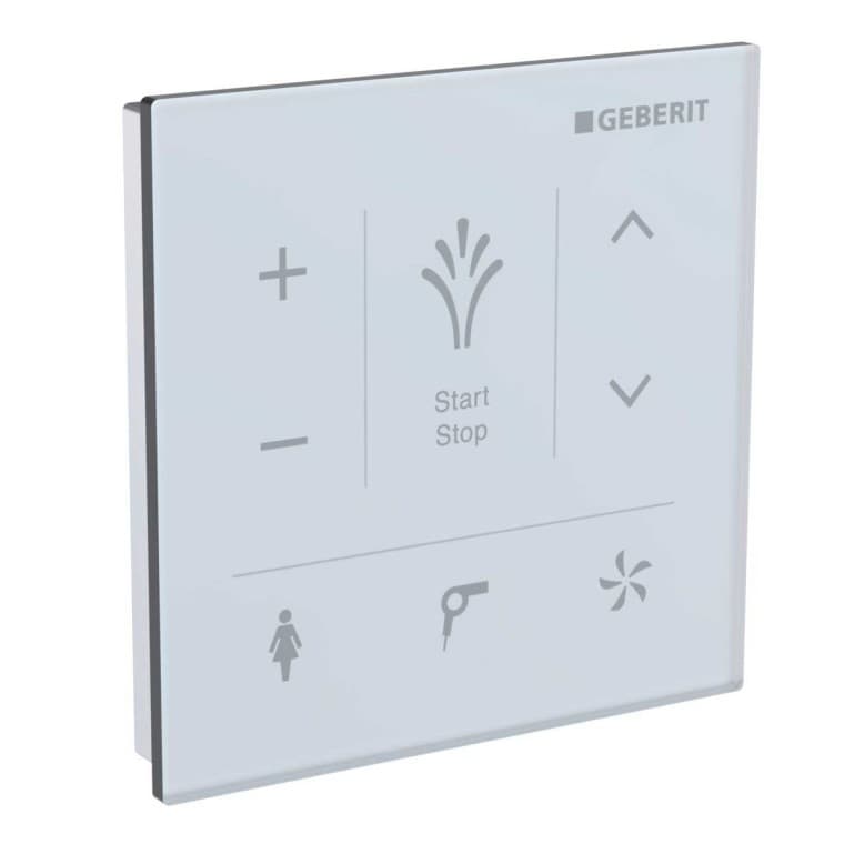 Wall-mounted control panel in white for the AquaClean Mera shower toilet Wall-mounted control panel in white for the AquaClean Mera shower toilet