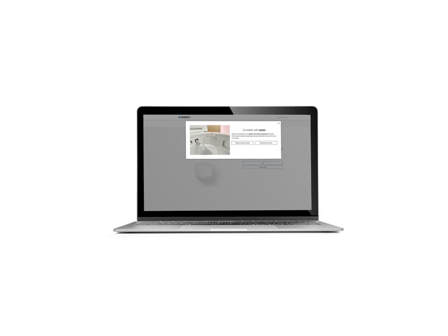 Ideas for the WC and actuator plate in the Geberit product finder Ideas for the WC and actuator plate in the Geberit product finder