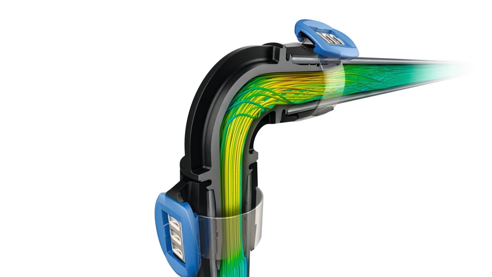 Flow-optimised Geberit FlowFit piping system Flow-optimised Geberit FlowFit piping system